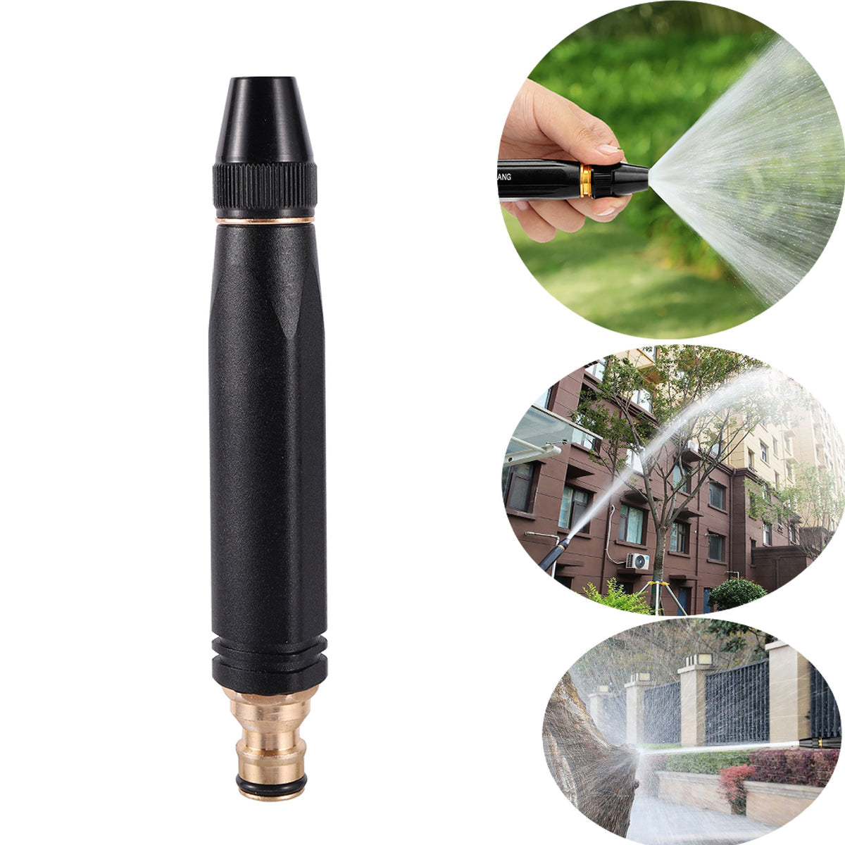 Metal Body Black Nozzle - Cleans Effortlessly